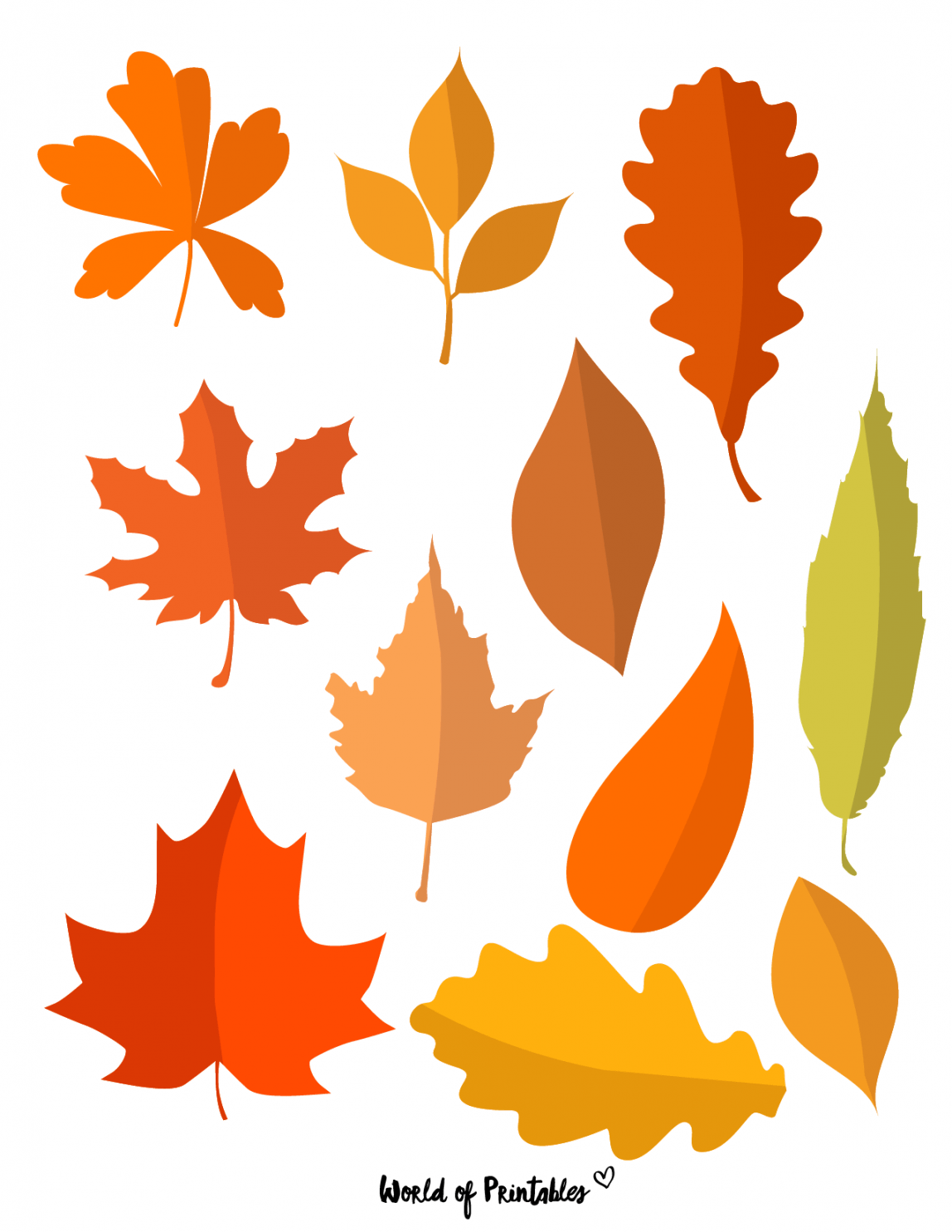 Fall Leaves Pattern Printable Printable Party Favors