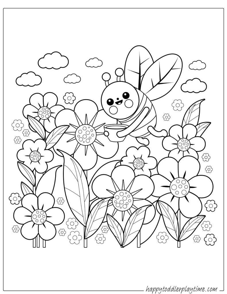 flower coloring sheets to print