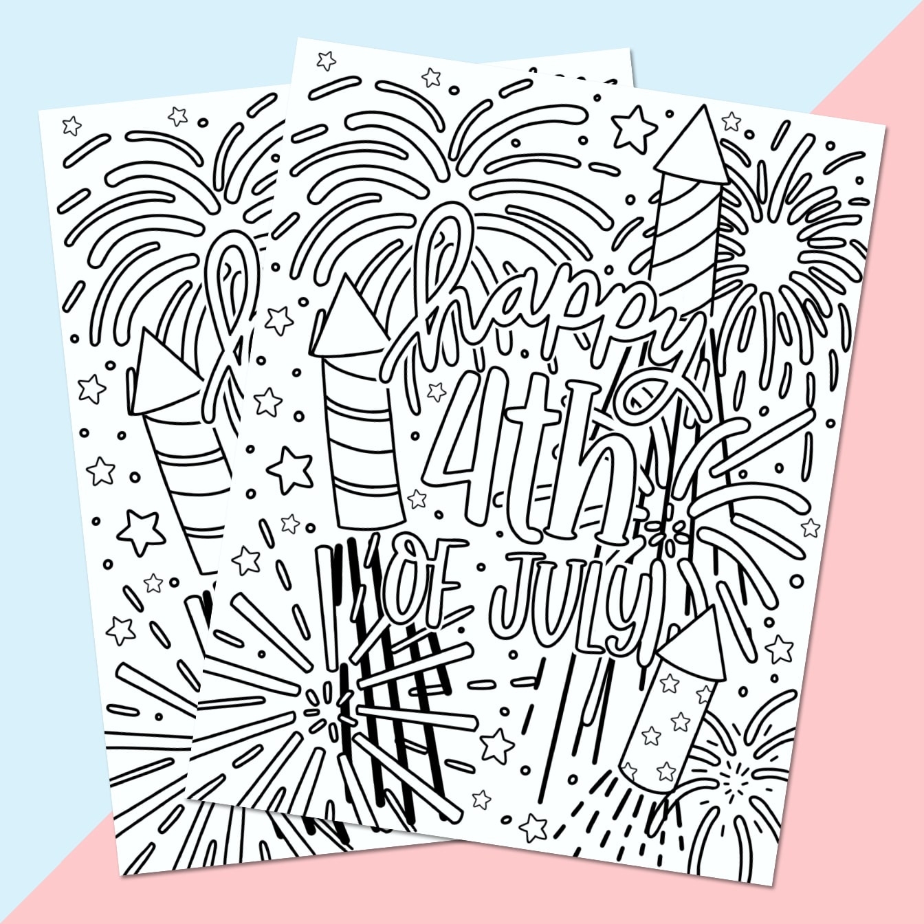 fourth of july coloring sheets