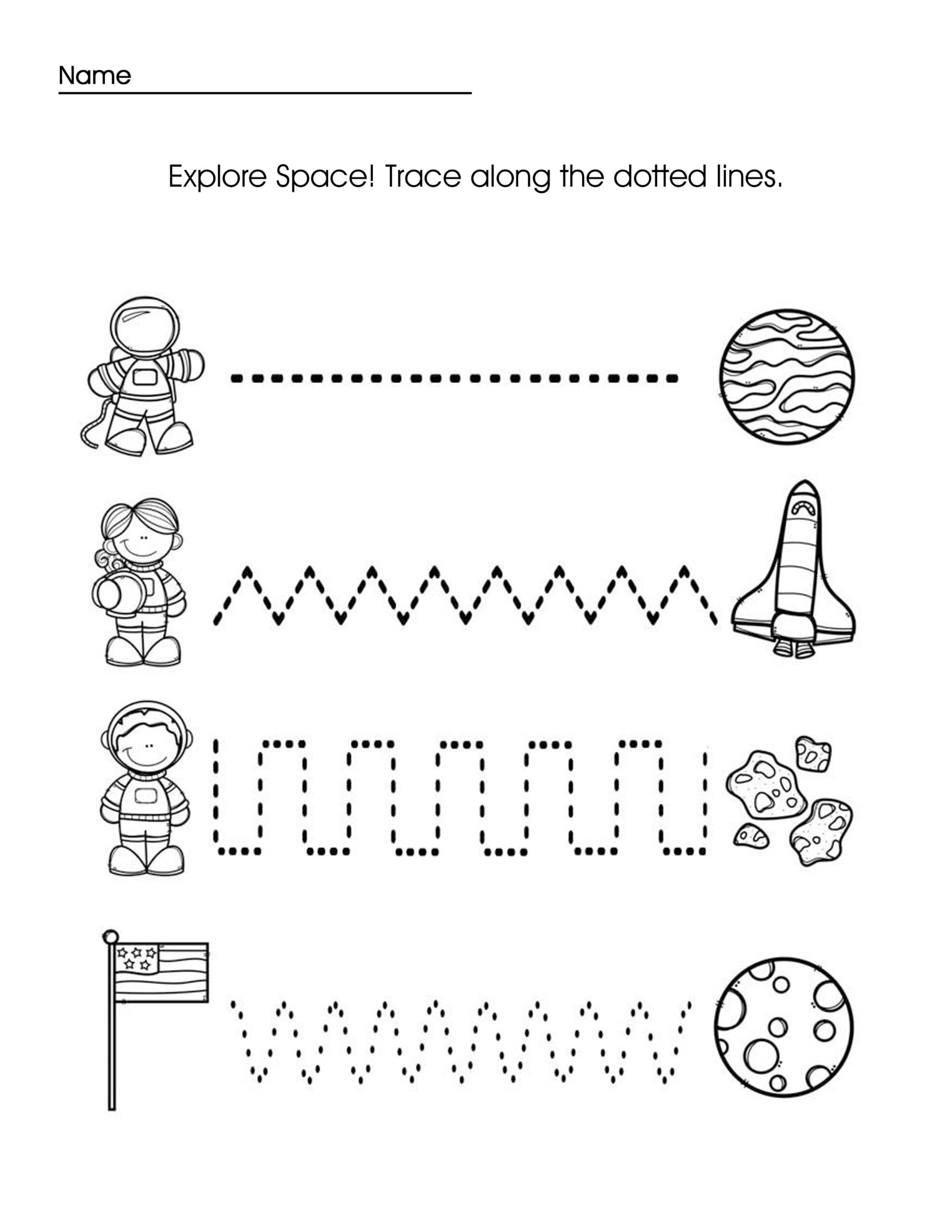 tracing worksheets for preschoolers