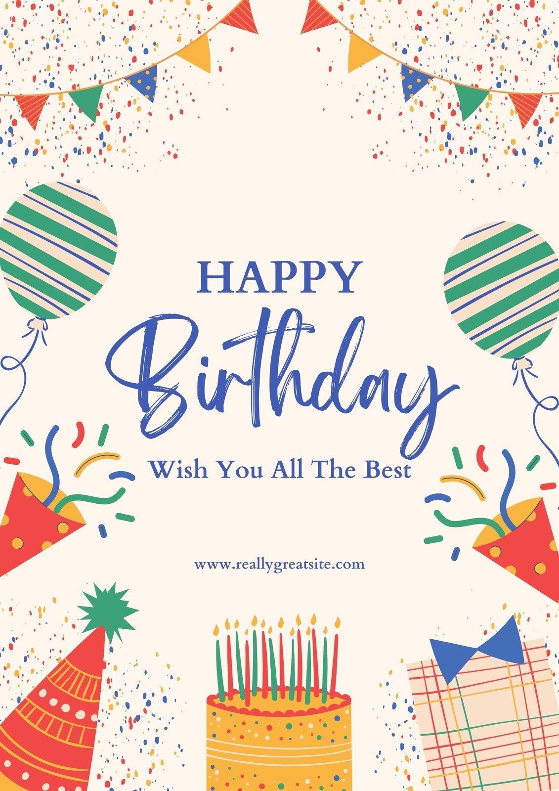 birthday greeting card template