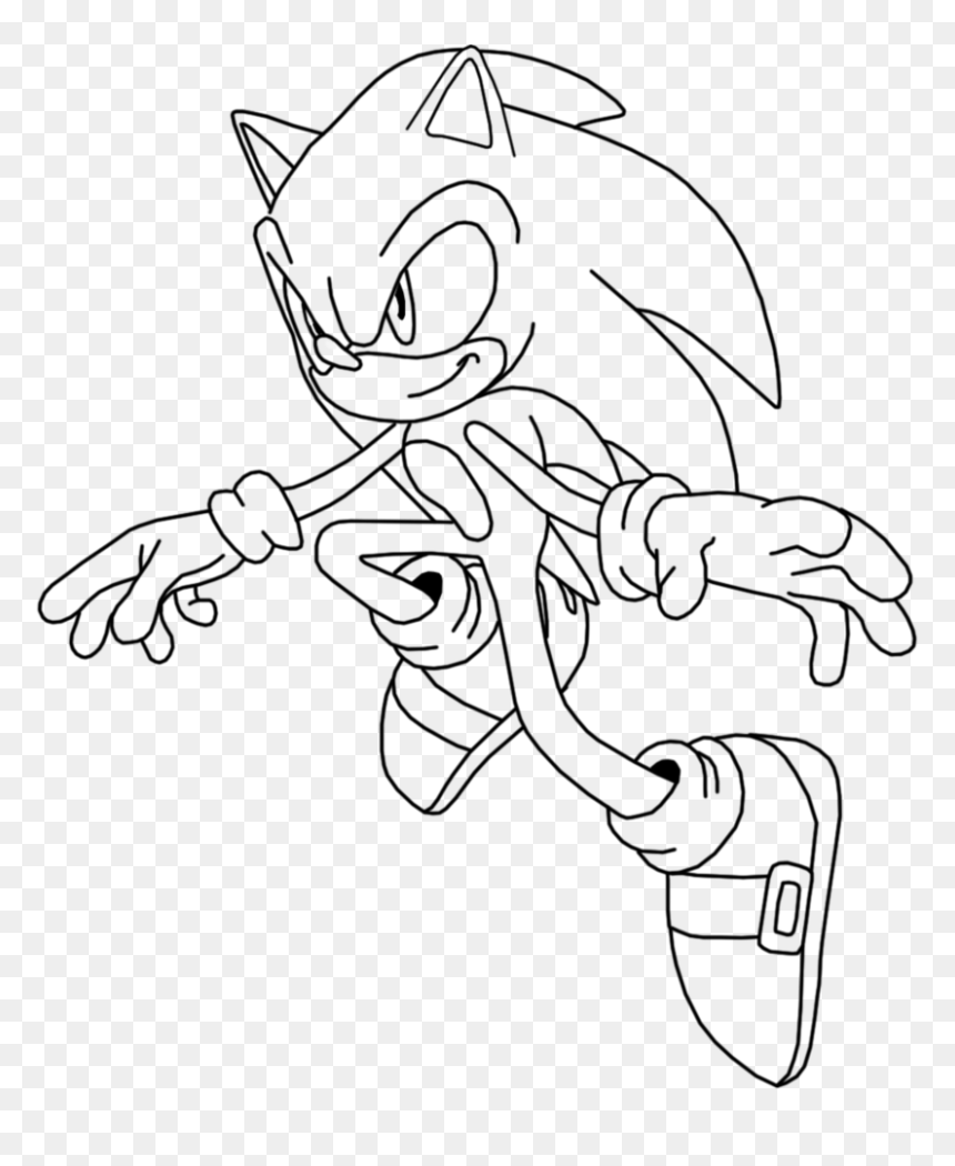 super sonic coloring pages