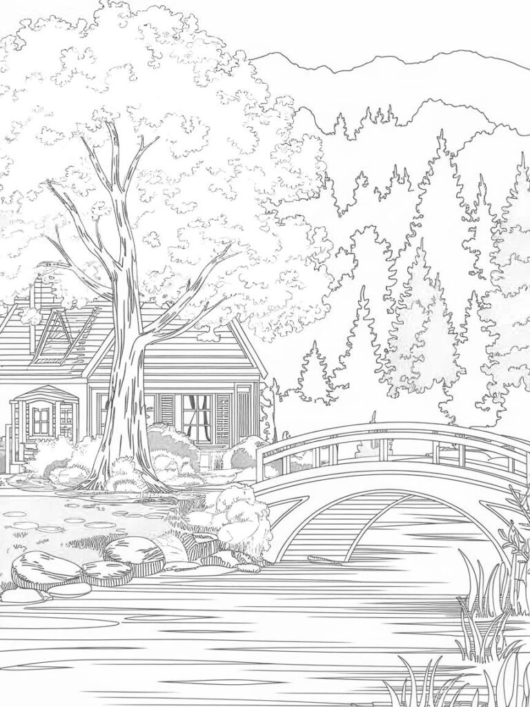Free Coloring Pages PDF Format Imagine Printables 