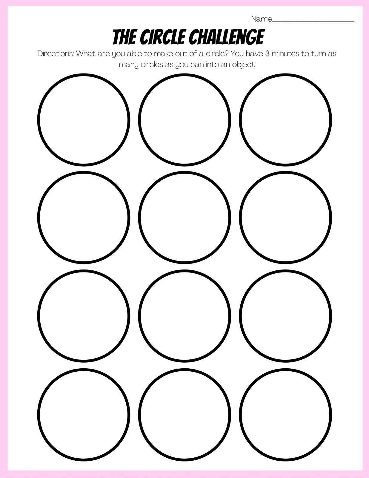 printable art worksheets