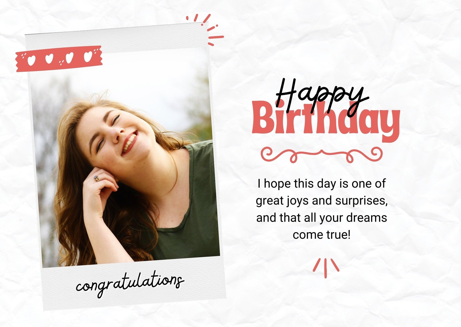 Free Custom Printable Birthday Card Templates Canva