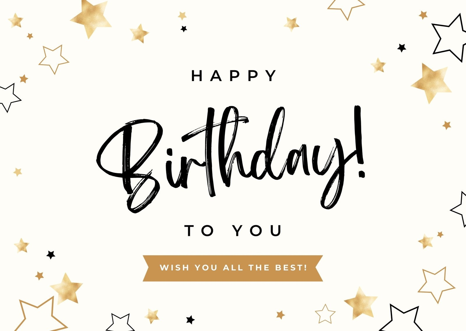 Free Custom Printable Birthday Card Templates Canva