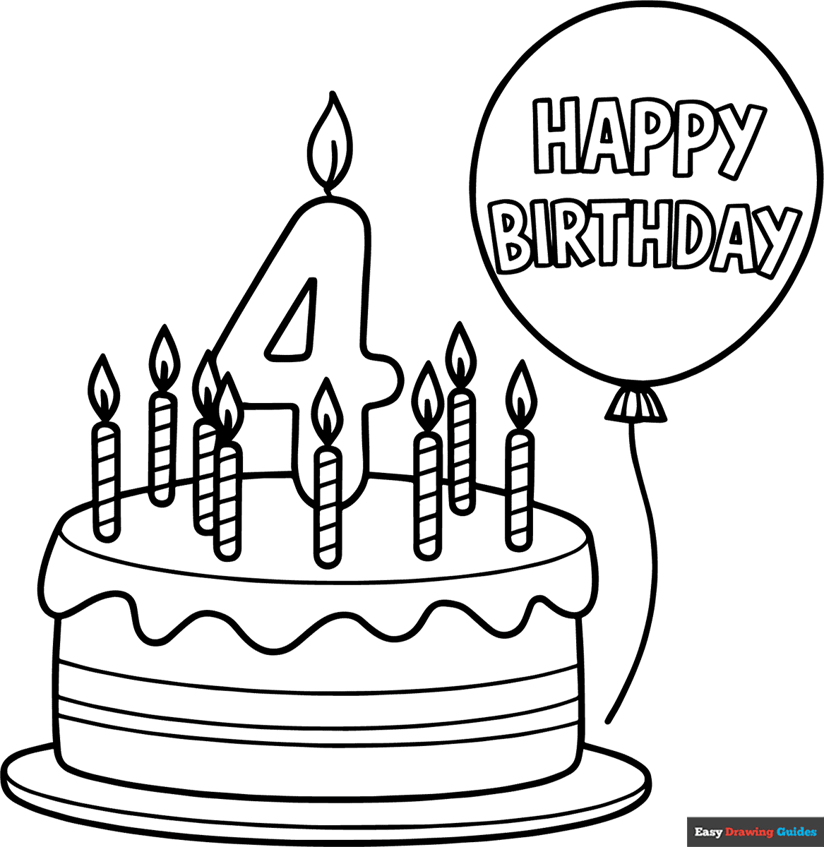 Free Happy Birthday Coloring Pages For Kids 20 Printable Sheets