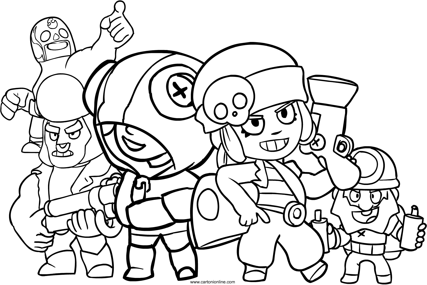 brawl stars coloring pages