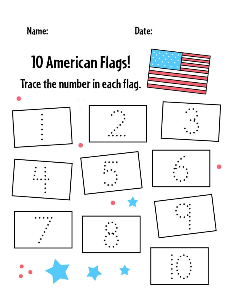 FREE July Worksheets For Preschool The Hollydog Blog