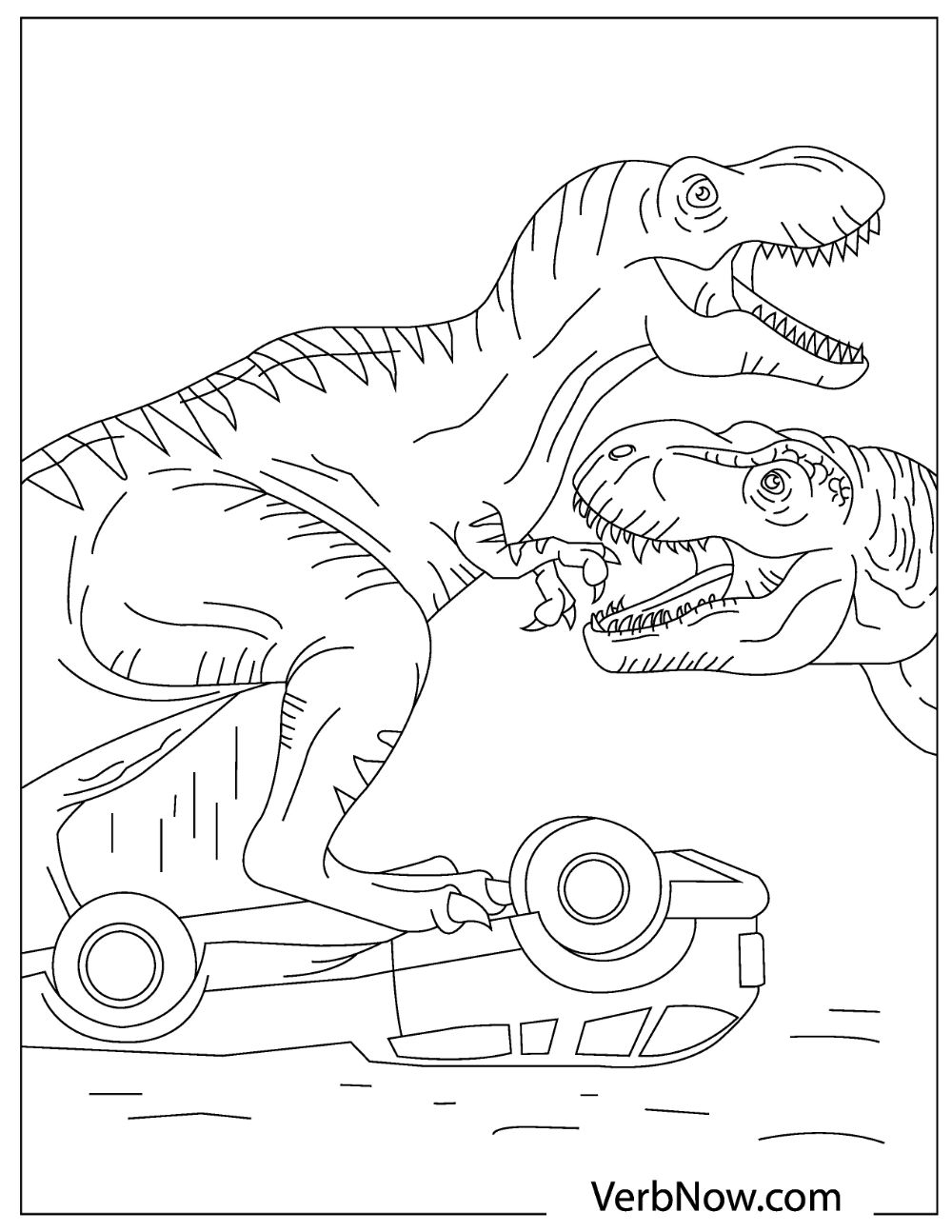 Free Jurassic World Coloring Pages 100 Printable PDF 