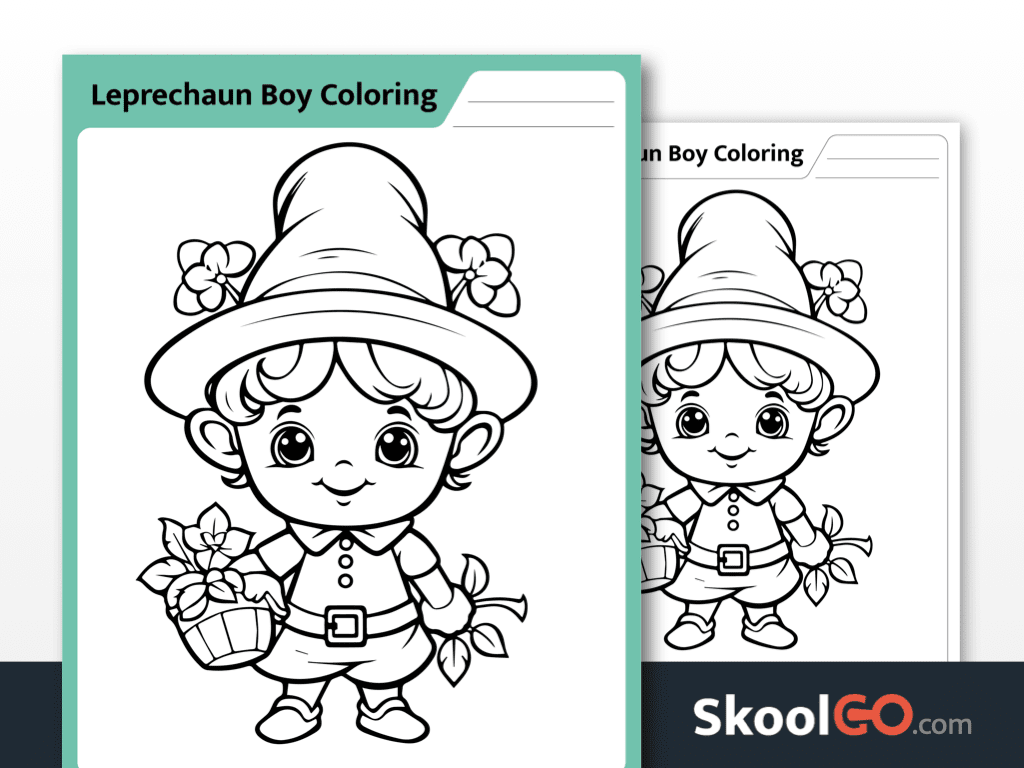 Free Leprechaun Coloring Page For Kids Download Now Free Leprechaun Coloring Page For Kids Download Now