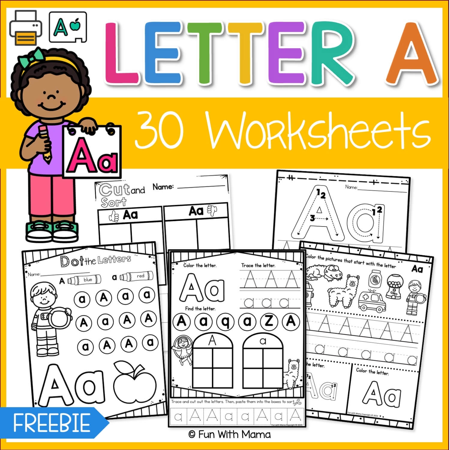 free printable letter worksheets
