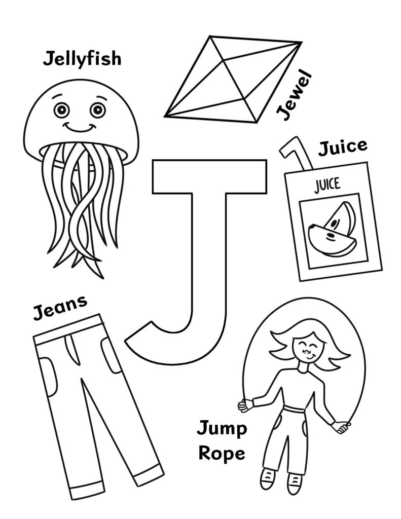 FREE Letter J Worksheets For Preschool The Hollydog Blog