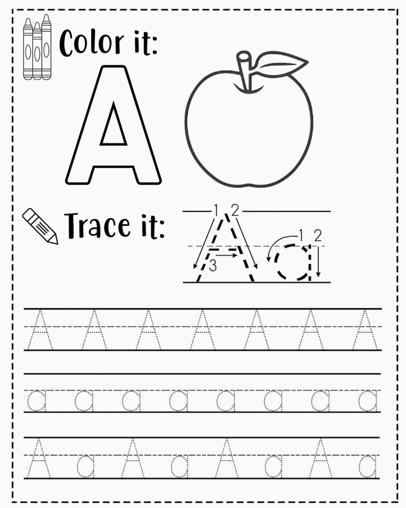 free letter tracing worksheets