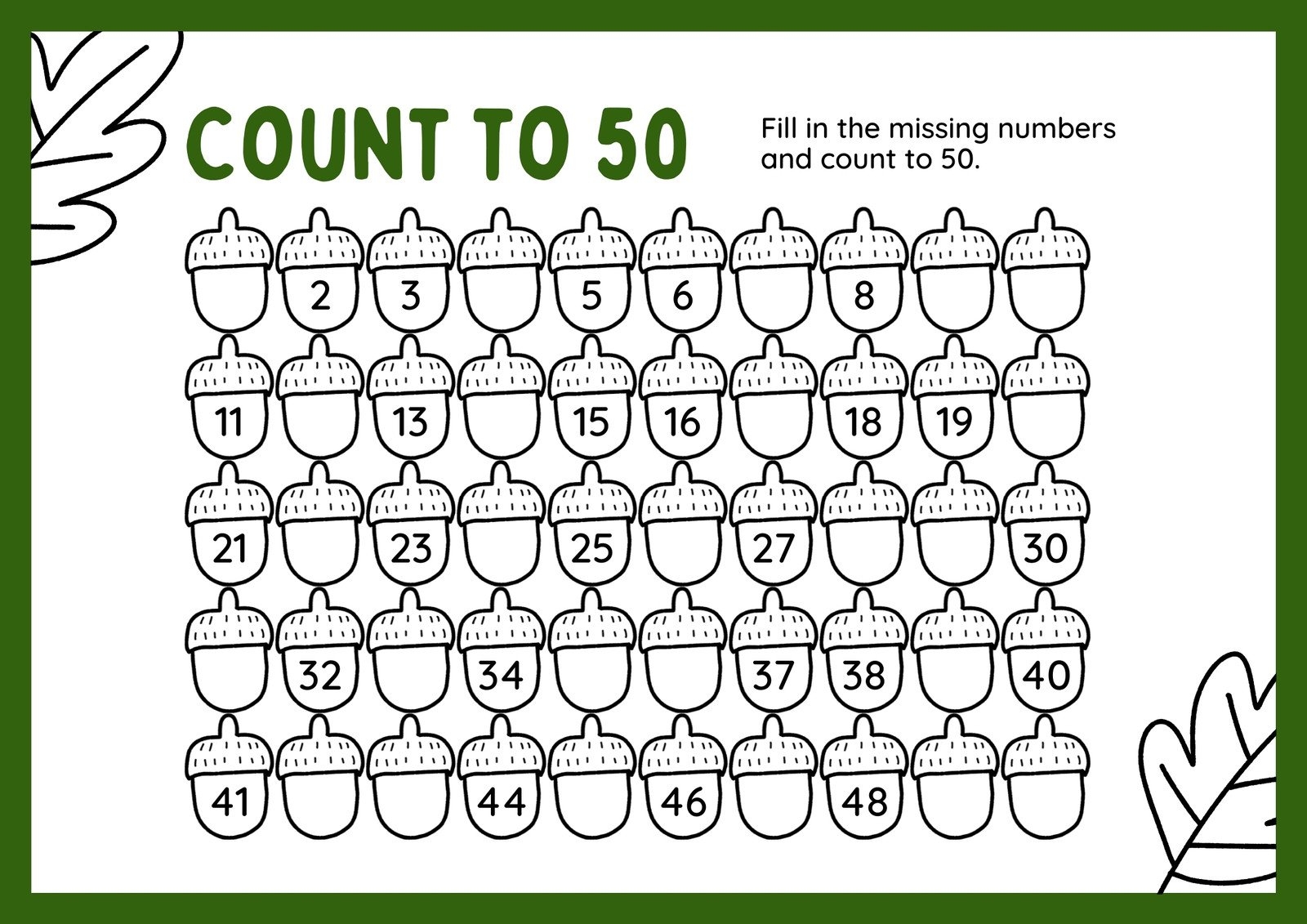 math worksheet free printable