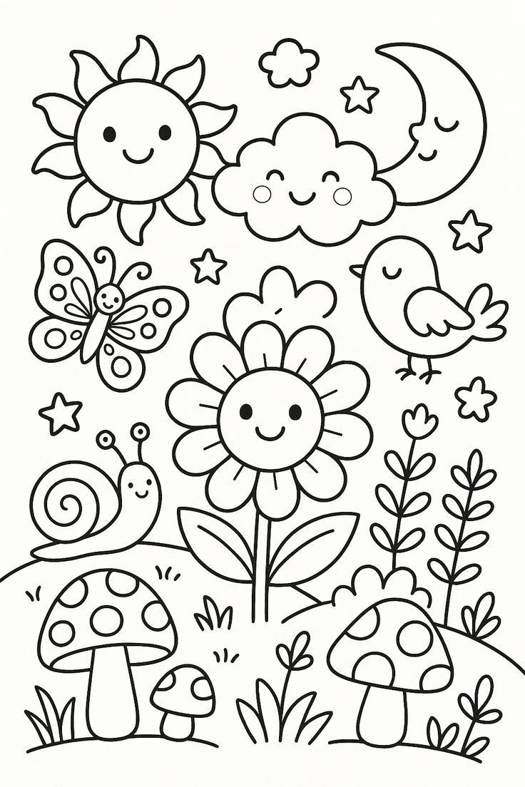 Free Printable Coloring Pages Perfect For Kindergarten Kids