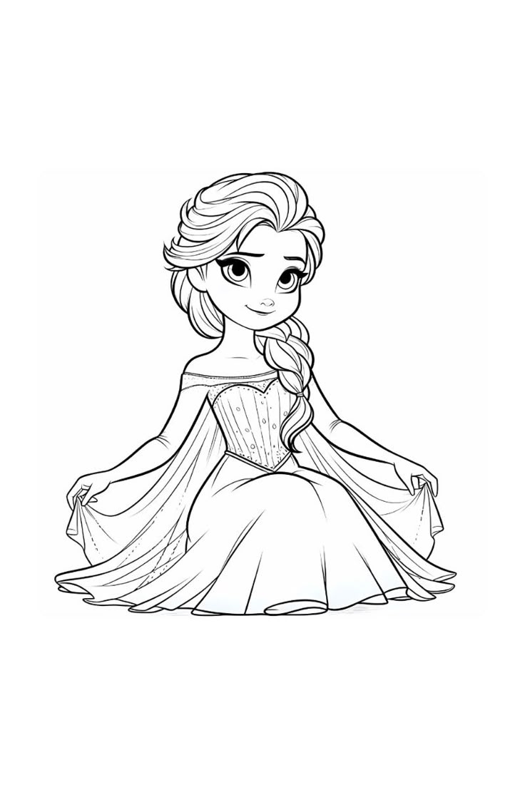 free frozen coloring sheets
