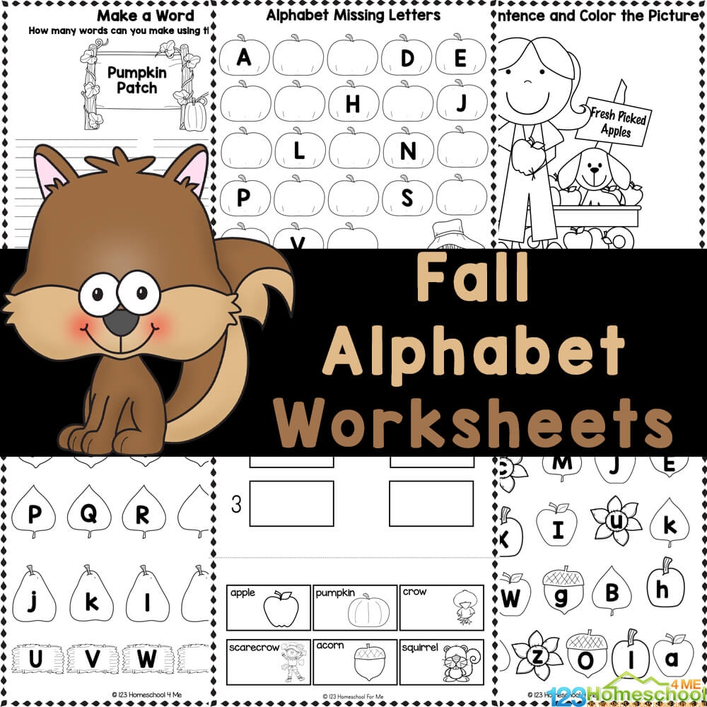 free printable alphabet worksheets