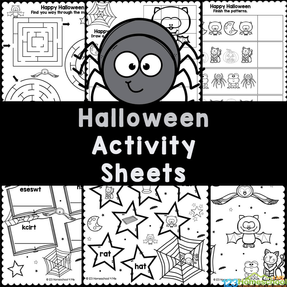 halloween worksheets printables halloween worksheets printables