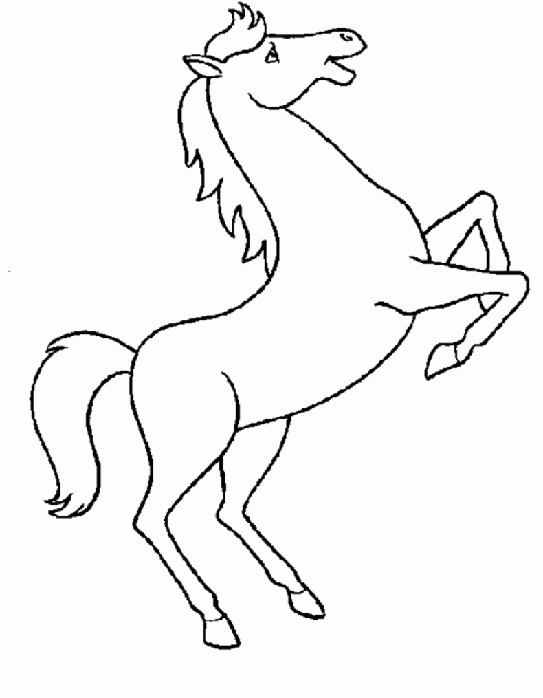 horse colouring pages printable