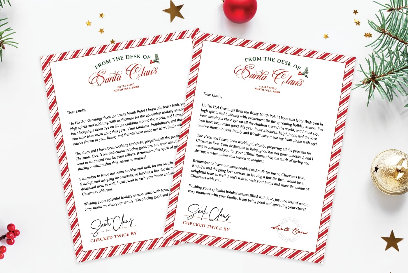 letter from santa template