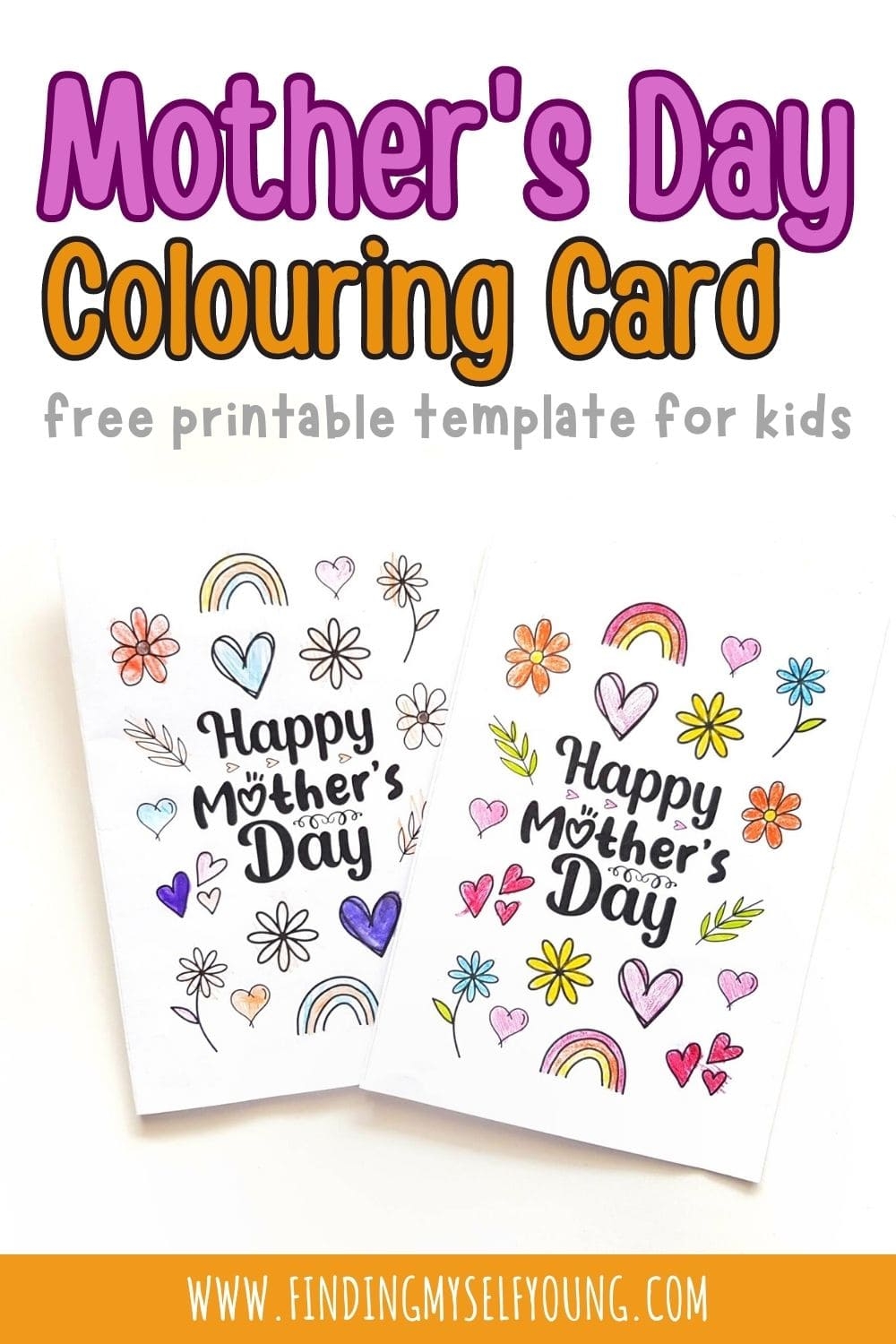 happy mothers day card printable teenagers