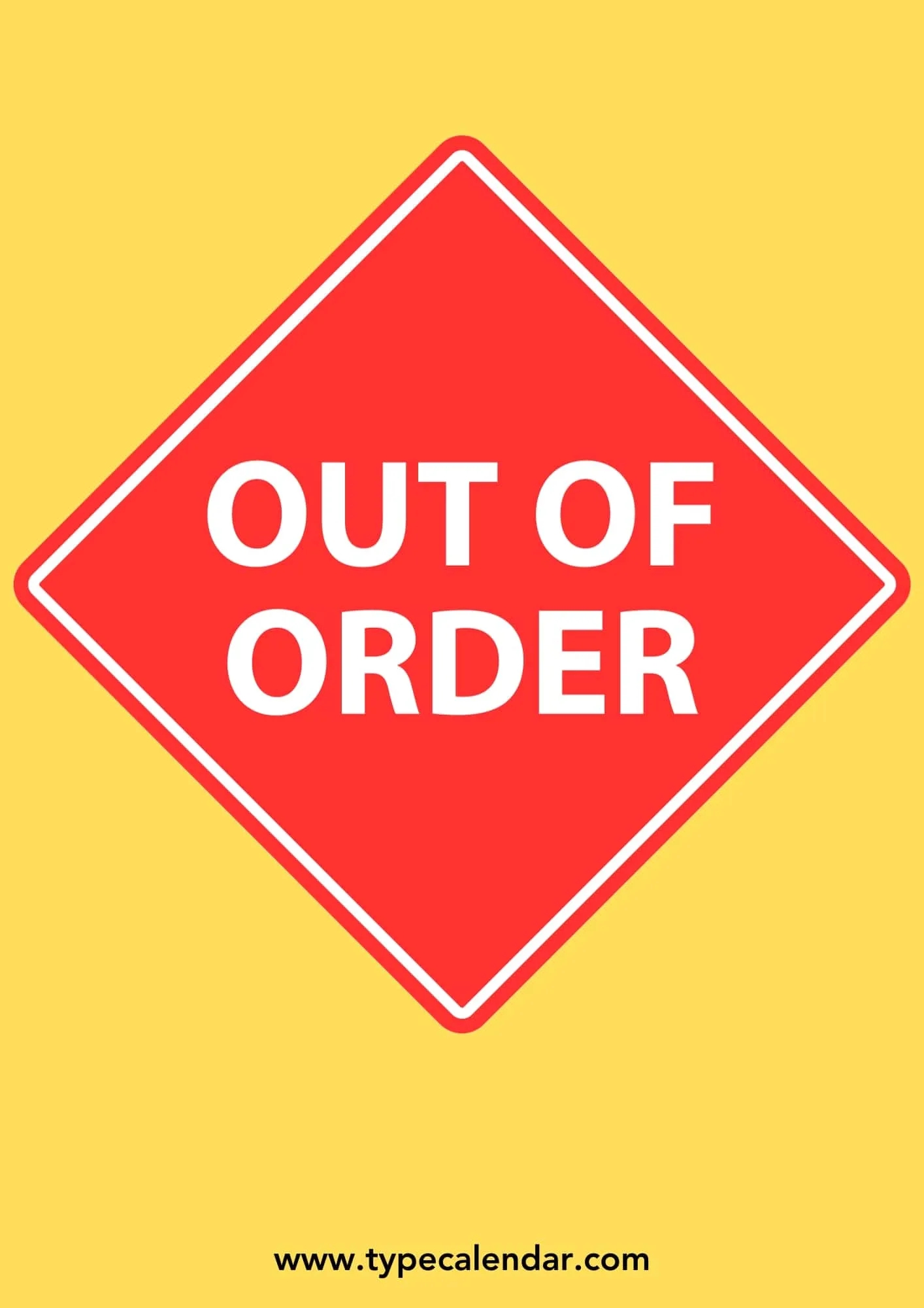out order sign printable out order sign printable