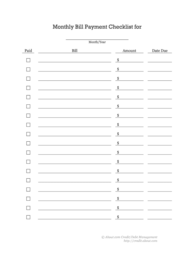 free printable monthly bill payment log free printable monthly bill payment log