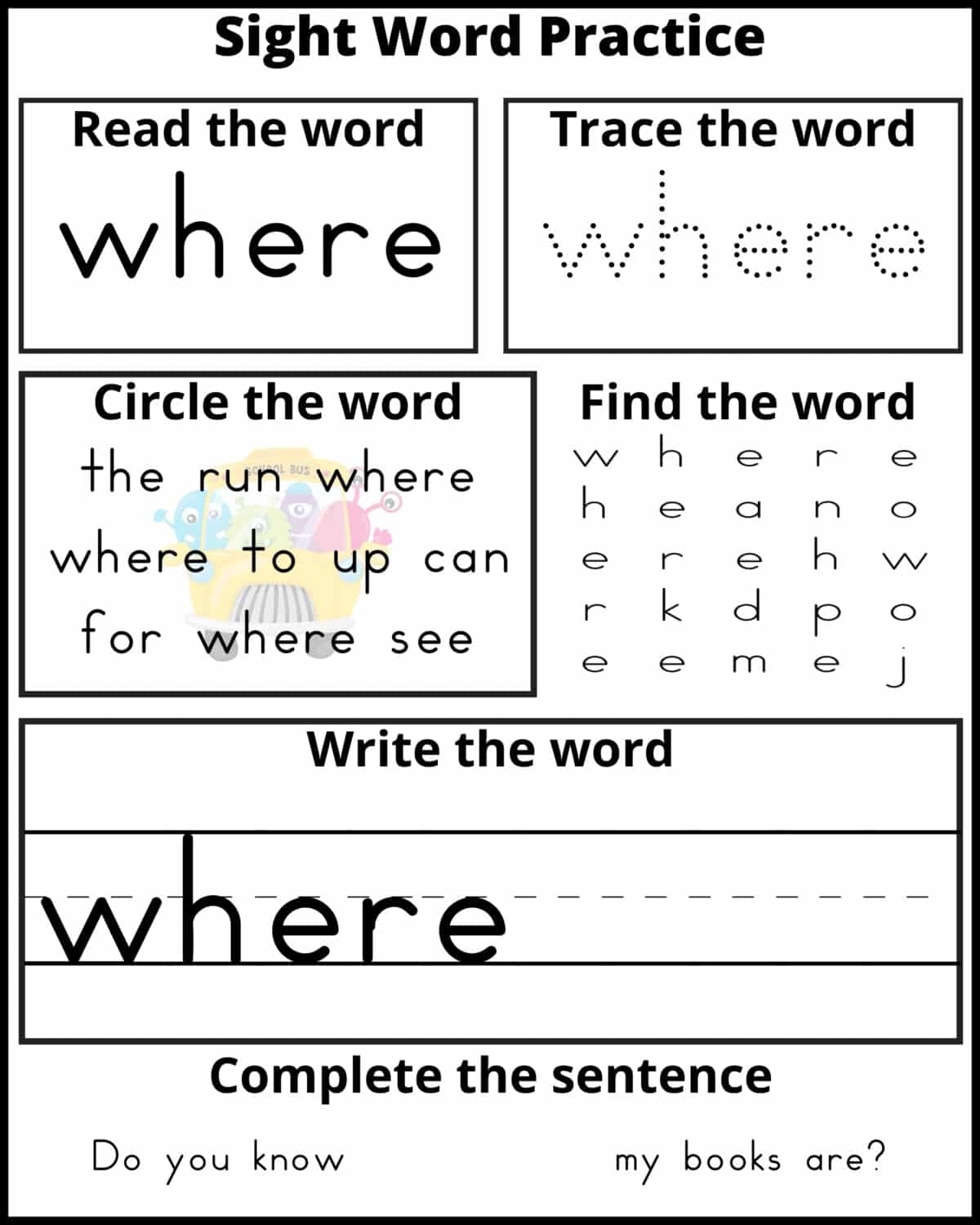 printable pre k worksheets
