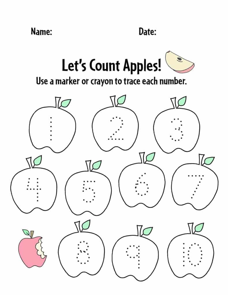 pre k worksheets printables