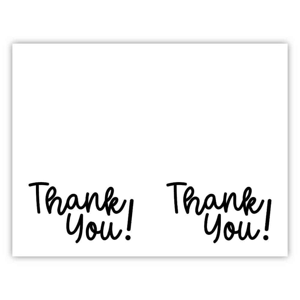 thank you card printable