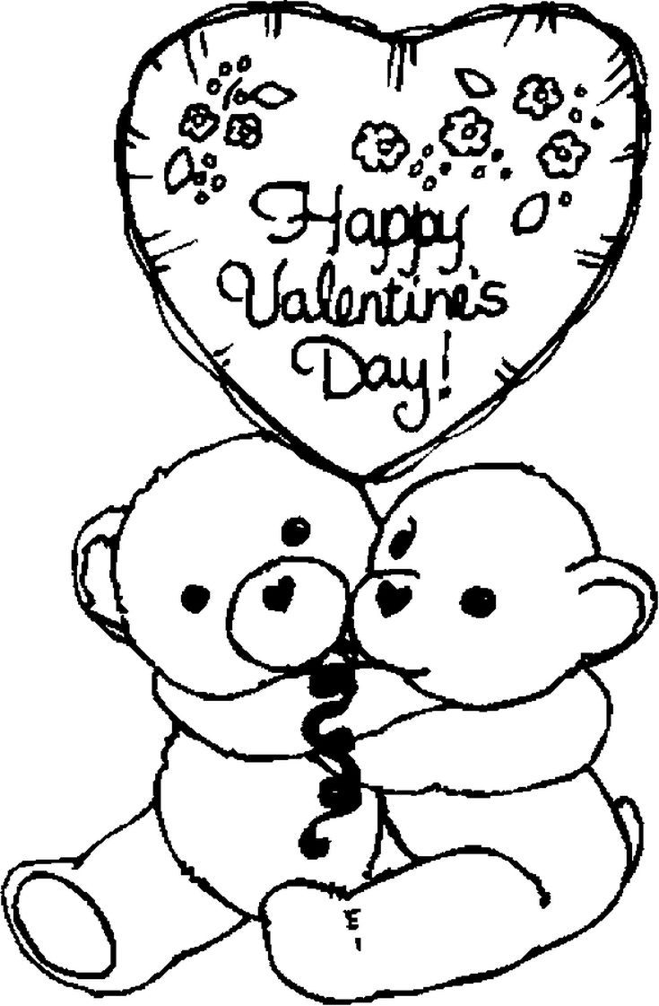 free printable valentines coloring pages