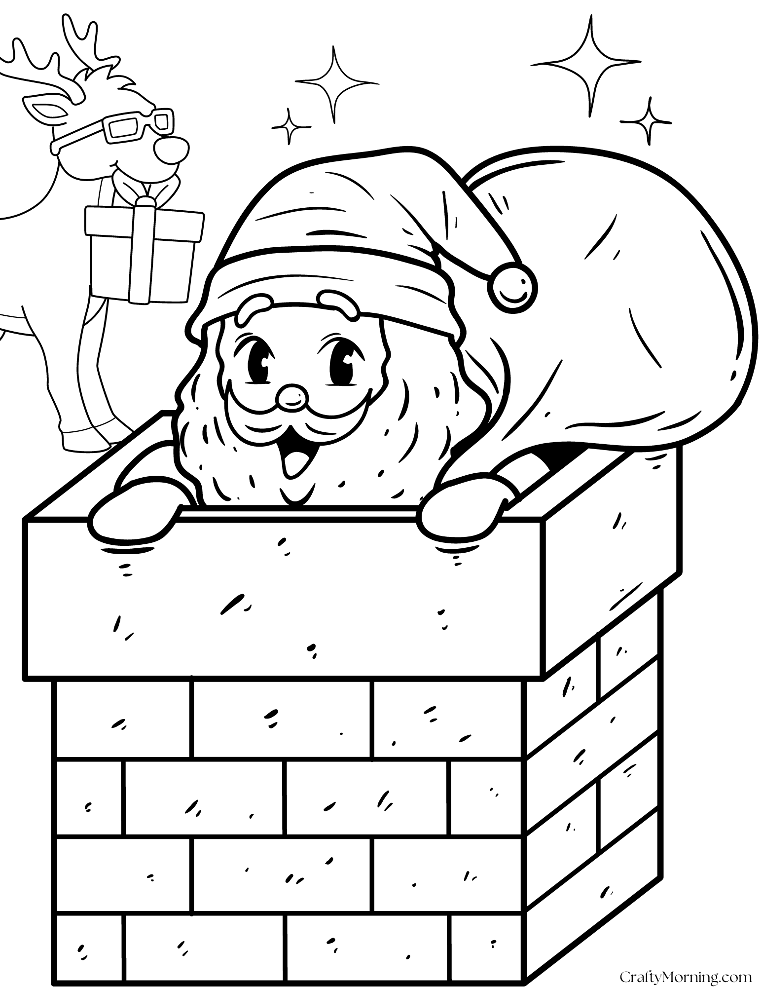 santa claus pictures coloring sheets