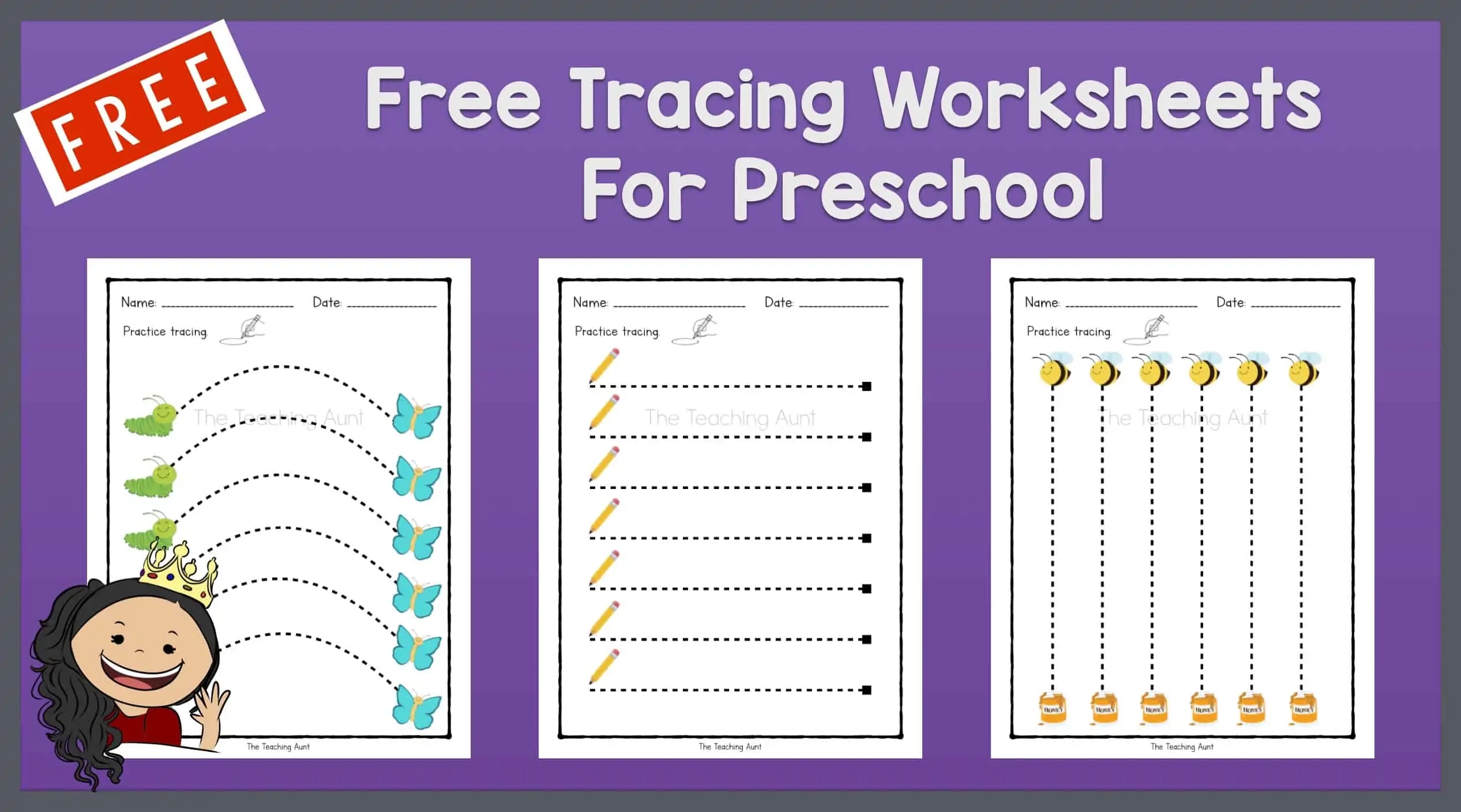 tracing worksheets free printable