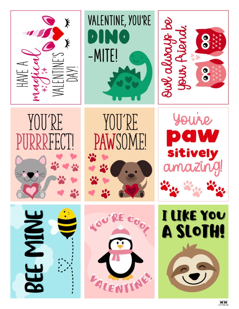 free valentine printables pdf