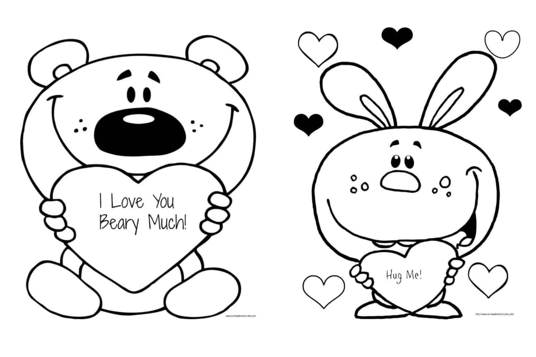 i love you coloring pages