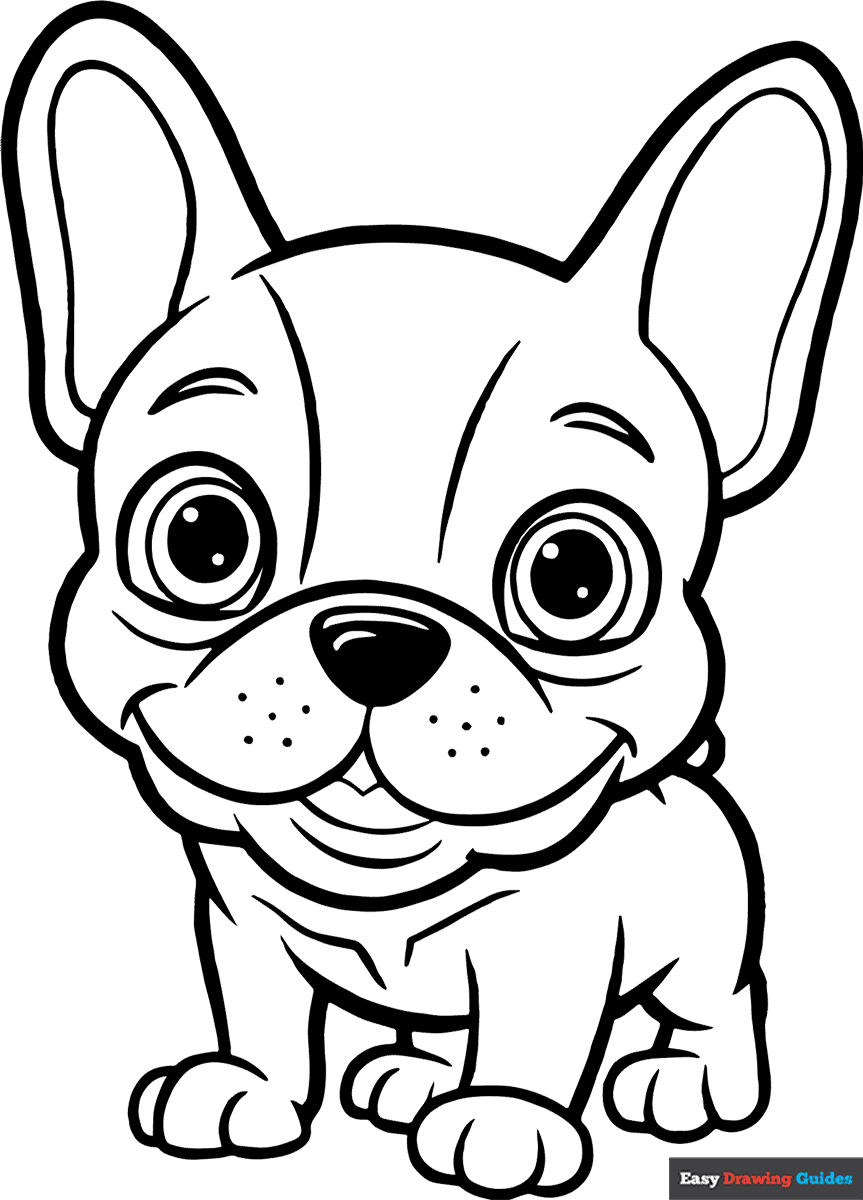 puppy printable coloring pages