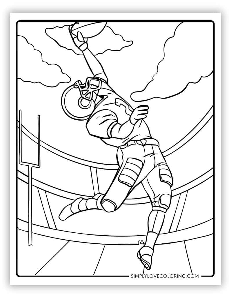 football printable coloring pages