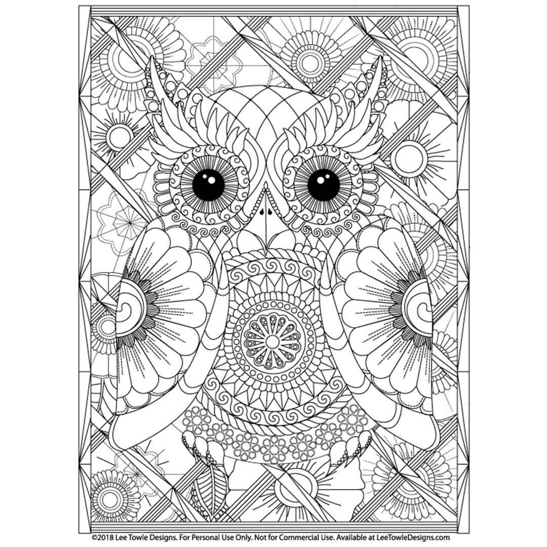 free coloring pages for adults