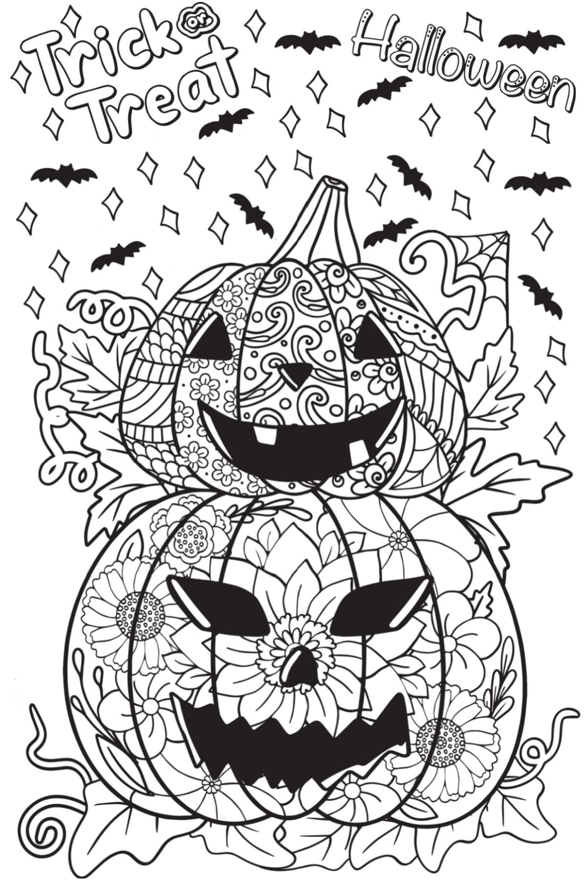 printable halloween coloring pages