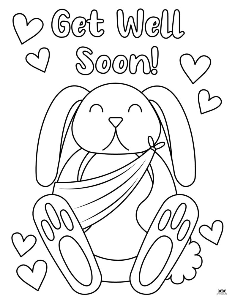 Get Well Soon Coloring Pages 15 FREE Pages Printabulls Get Well Soon Coloring Pages 15 FREE Pages Printabulls