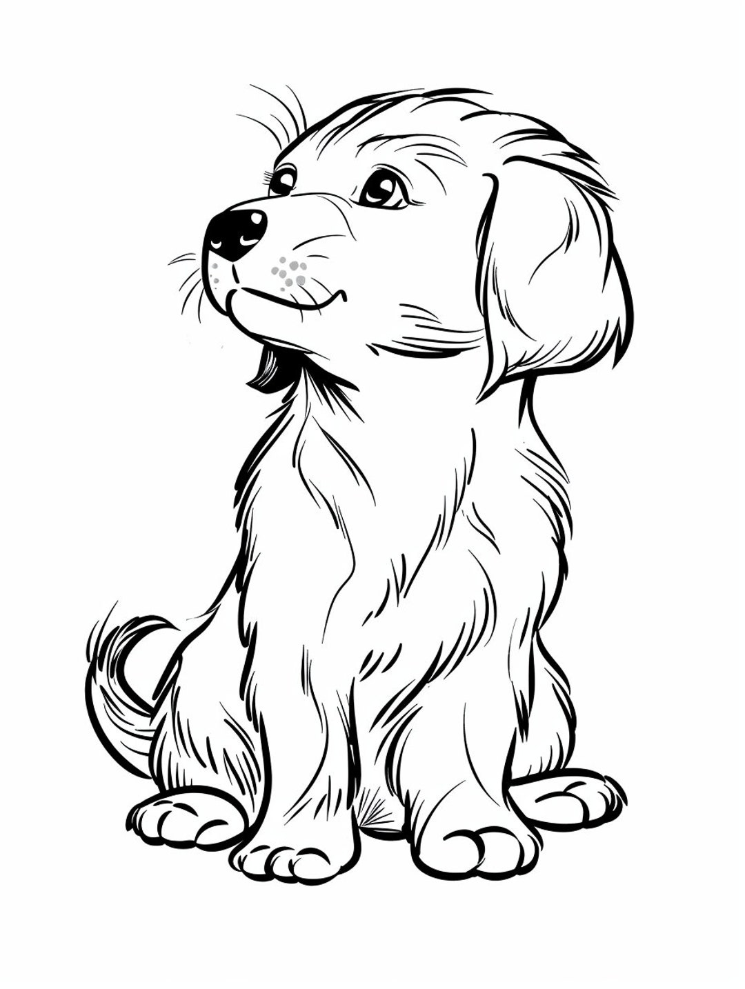 puppy coloring sheets to print
