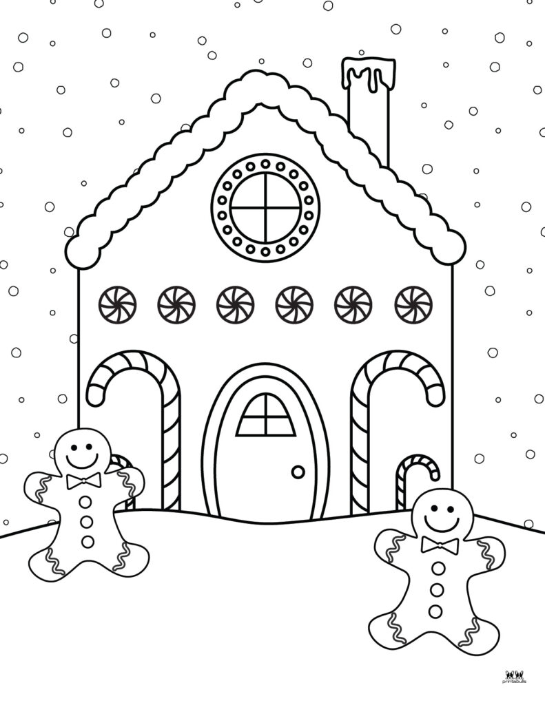 gingerbread man coloring sheet