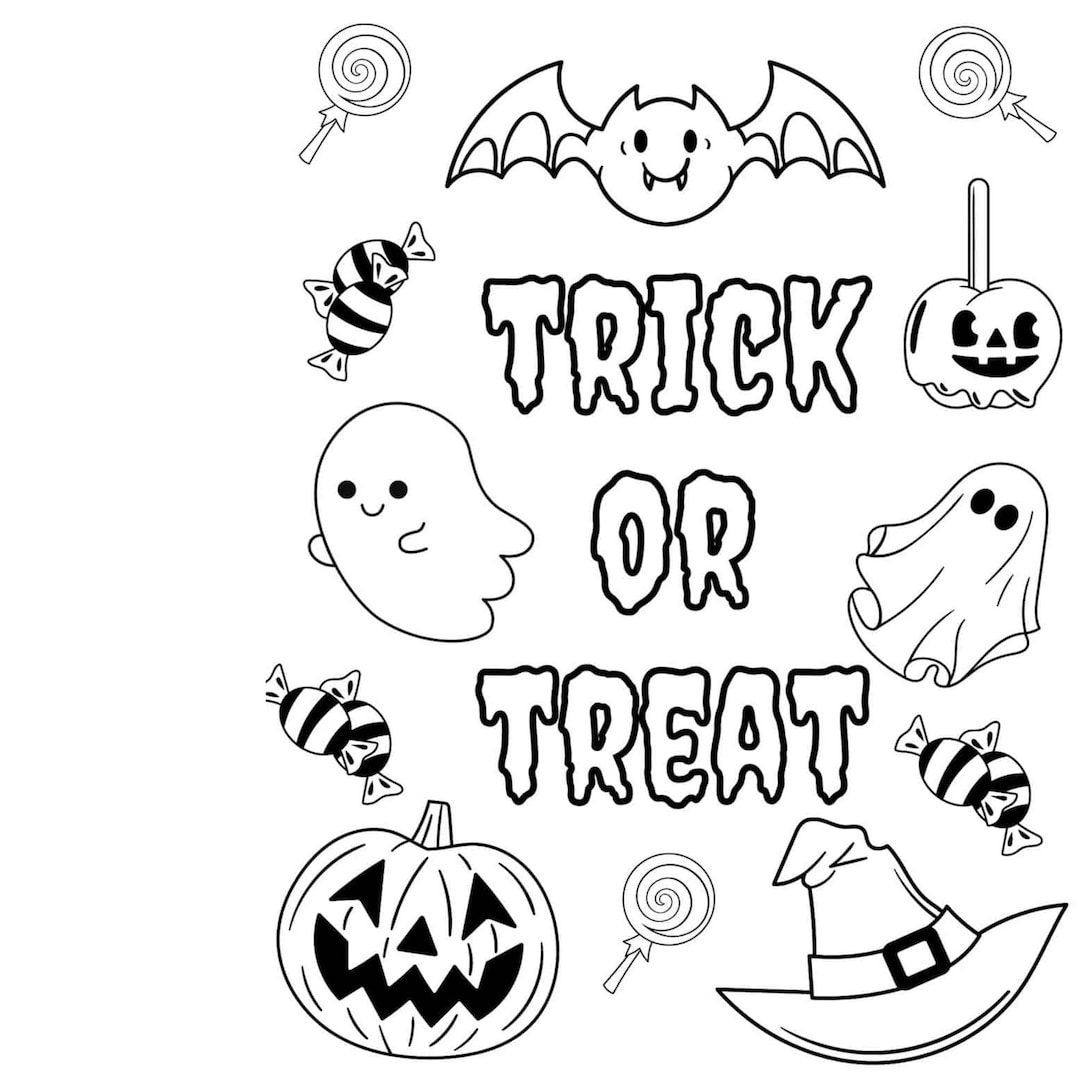 halloween coloring pages to print