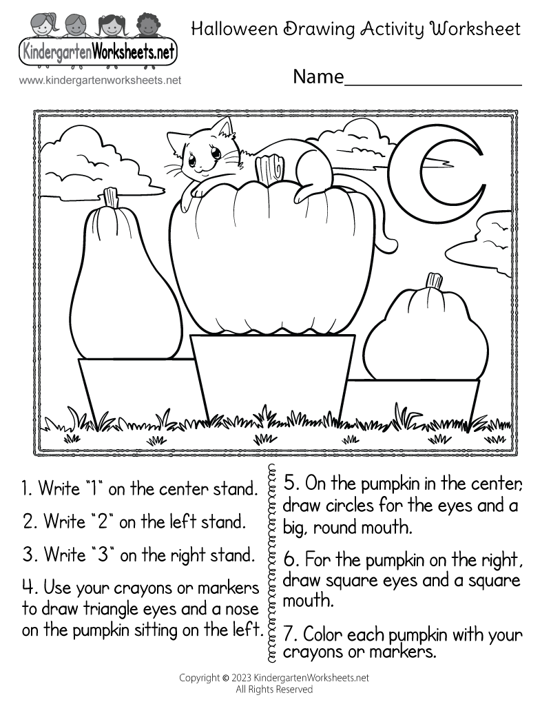 halloween printable worksheets