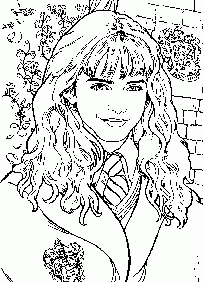 harry potter coloring sheets
