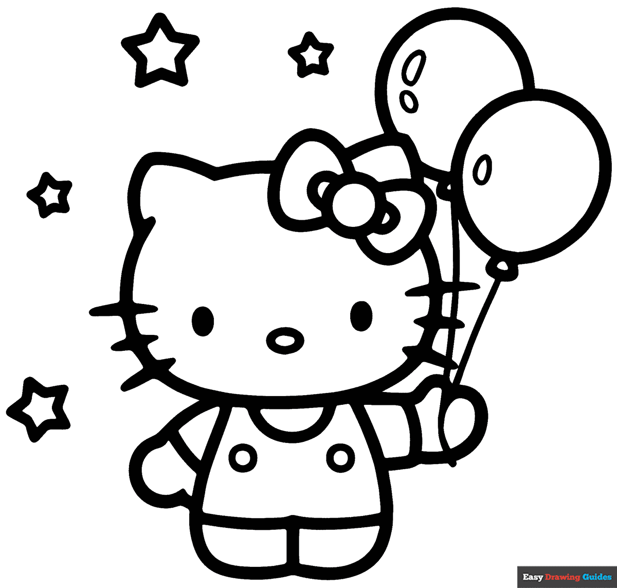 cute hello kitty coloring pages