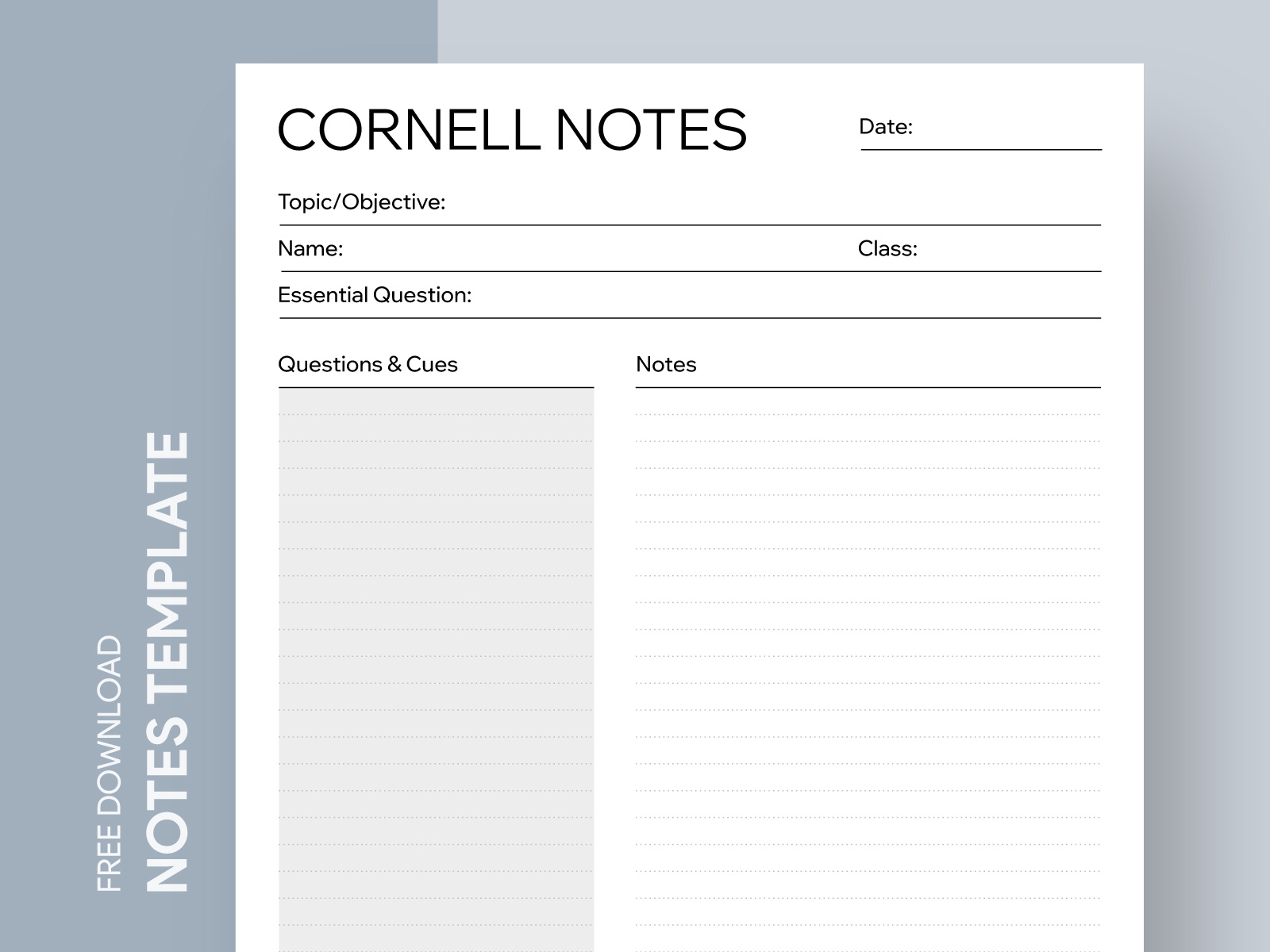 High School Cornell Notes By Gdoc On Dribbble
