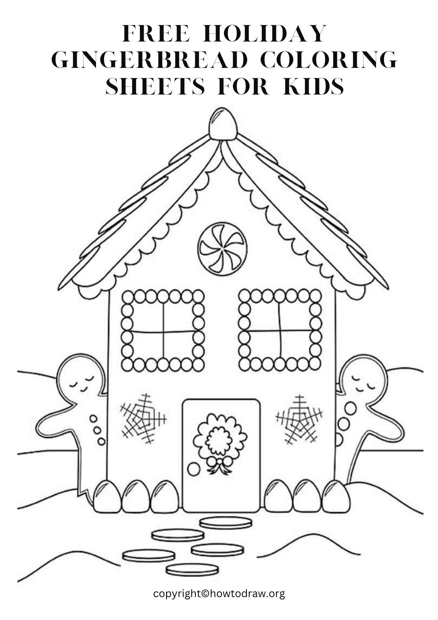 gingerbread house coloring pages gingerbread house coloring pages