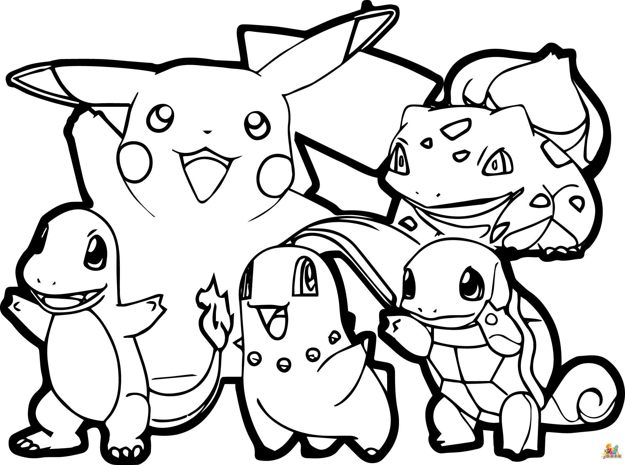 pokemon coloring pages to print